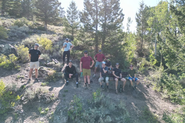 Fish Lake Mountain Top - drone image